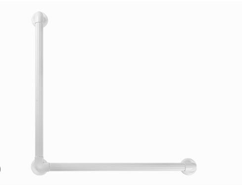 L Shape Pvc Grab Bar - 40x40cm